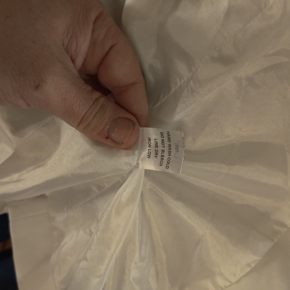 Essue White Double Botton Trench Jacket - Picture 5 of 6